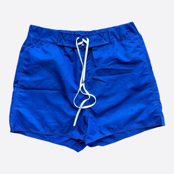 Louis Vuitton Blue Monogram Swim Shorts - Picture 1 of 7